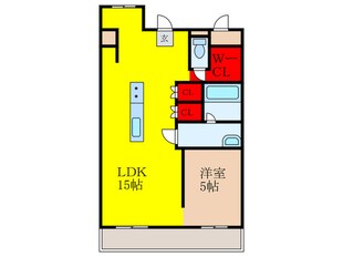 南茨木ハイタウン東奈良E棟(109)の物件間取画像